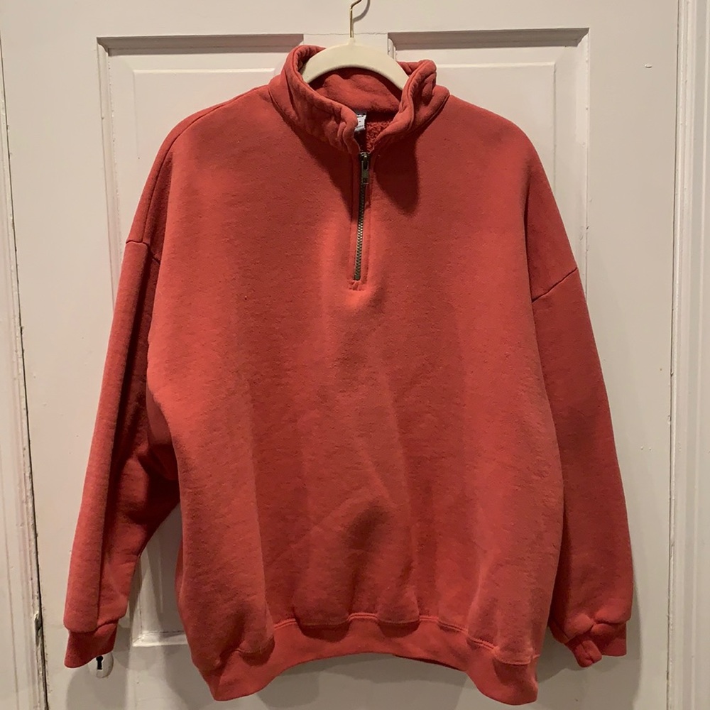 Vineyard Vine Like Pullover Zip-Up Sweatshirt